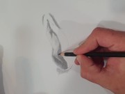 Preview 4 of Drawing a sexy Vagina. Porn art Video number 1