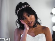 Preview 5 of TRANSFIXED - Ember Snow Trades Her Wedding Day For A Passionate Trans Fucking