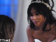 Preview 6 of TRANSFIXED - Ember Snow Trades Her Wedding Day For A Passionate Trans Fucking