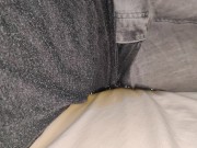 Preview 2 of Bedwetting in Jeans (Making a Huge Pool of Pee)