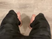 Preview 4 of Playing with my cock and feet after a run