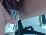 Preview 4 of Stepmommy Pisses In a Small Glass Then Drinks Her Own Pee For The First Time!