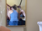 Preview 1 of Hotel Sex in Front of the Window 5 Months Pregnant on Vacation