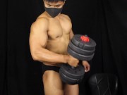 Preview 3 of HOT! CUM SHOOTING FITNESS TRAINER 泰国教练打飞机射精