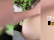 Preview 5 of Russian teen fucks and sucks her boyfriend in forest!