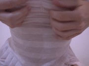 Preview 2 of His sexy stepsister asks him to fuck her after teasing him with her dress