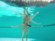 Preview 3 of Couple films couple Eva Sasalka and Jason underwater fucking