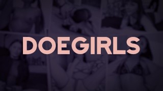 DoeGirls - Aila Donovan Sexy Lingerie USA Model Hot Workout And Pussy Masturbation