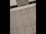 Preview 2 of Risky public bathroom fun