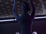 Preview 4 of Mass Effect - Liara Gets A Big Dick At The Gloryhole [Blender] (With Sound)