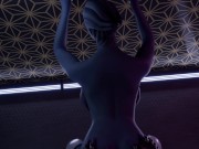 Preview 5 of Mass Effect - Liara Gets A Big Dick At The Gloryhole [Blender] (With Sound)
