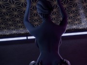 Preview 6 of Mass Effect - Liara Gets A Big Dick At The Gloryhole [Blender] (With Sound)