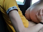 Preview 4 of COLLEGE Couple Fuck In The Car ,And He Cum Inside ME!!!!