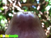 Preview 1 of Huge Cum Explosion in the jungle after a Horny Guy attempted an Extreme Close Up Precum Play