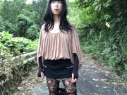 Preview 5 of [Crossdresser] A little exposed on the abandoned road. 2