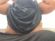 Preview 1 of Ebony teacher strips down & rubs herself on lunch break
