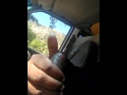 Preview 3 of Cumshot stuck on the side of road waiting for tow truck