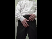 Preview 2 of Wanking In My Work Suit Again