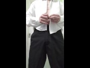 Preview 3 of Wanking In My Work Suit Again