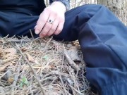 Preview 2 of Having eaten a HALLUCINOGENIC MUSHROOM in the forest, the guy fucked himself with a grown dick on a