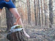 Preview 4 of Having eaten a HALLUCINOGENIC MUSHROOM in the forest, the guy fucked himself with a grown dick on a
