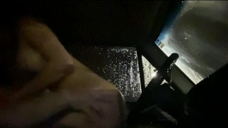 I cheat on my CUCKOLD with a STRANGER and he fucks me in his own car (WATCHING IS MANDATORY!) SARA B