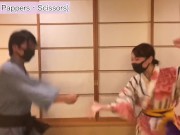 Preview 1 of 浴衣で野球拳してたら全裸で絶叫しながら中イキしまくったｗｗ Japanese Amateur Rock Paper Scissors, Naked and Hard Sex - えむゆみカップル