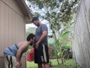Preview 6 of Risky Fuck Behind the Shed in the Backyard!