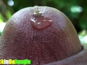 Preview 3 of Horny Solo Male with Huge BBC is Obsess with Playing with his Precum Extreme Close Up Precum Play HD