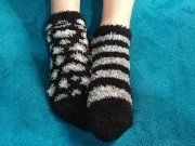 Preview 2 of Fuzzy ankle sock tease