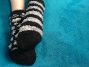Preview 4 of Fuzzy ankle sock tease