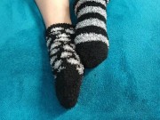 Preview 5 of Fuzzy ankle sock tease