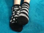 Preview 6 of Fuzzy ankle sock tease