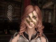 Preview 1 of Aela The Huntress Meets The Dovahkiin Skyrim