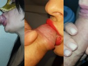 Preview 1 of Triple blowjob HD (compilation)