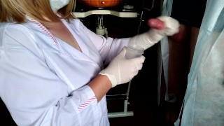 Sexy Horny Nurse helps Drain Your Dick