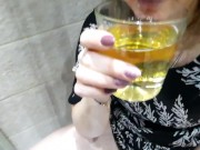 Preview 5 of Piss in mouth and pee drinking - compilation