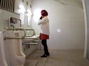 Preview 2 of A little exposed in a public toilet.