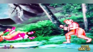 CHUN LI vs NAKED LADY MAI -NAKED STREET FIGHTER-(GOOGLE JayLa Inc)