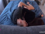 Preview 1 of Boyfriend Wakes Me Up For Morning Sex - Mutual Orgasm of Horny Amateur Couple
