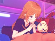 Preview 2 of Ajisai no Chiru Koro Ni 3some with anime cosplay [3d hentai uncensored]