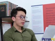 Preview 1 of PETERFEVER Classy Asian Teacher Fucks With  Student