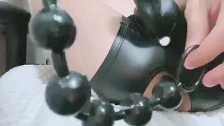 ntense automatic piston] Anal of non-kei handsome member of society feels joy with a dedicated dick