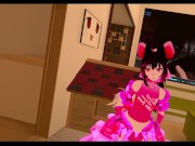 Preview 1 of Dommy mommy plays with bitch, VRChat, Lovense, Long distance sex