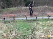 Preview 3 of Public Pissing On The Way Home From School