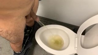 Playing with myself after peeing at work