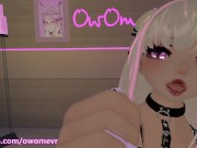 Preview 6 of Cum for me! - Soft Femdom Joi ❤️ Intense Moaning, Edging, POV Facesitting [VRchat erp, 3D Hentai]