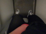Preview 5 of Risky Public Travel - Handjob and fingering at trainstation and airplane
