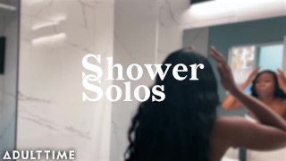 ADULT TIME - Take A Shower with Mocha Menage While She Masturbates