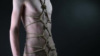Shibari play with amazing orgasm at the end!